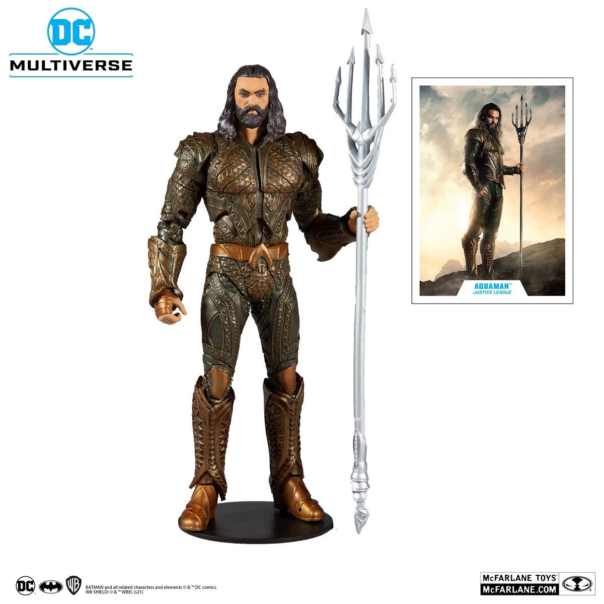 DC Justice League Movie - Aquaman - Actionfigur 3 DC Justice League Movie - Aquaman - Actionfigur