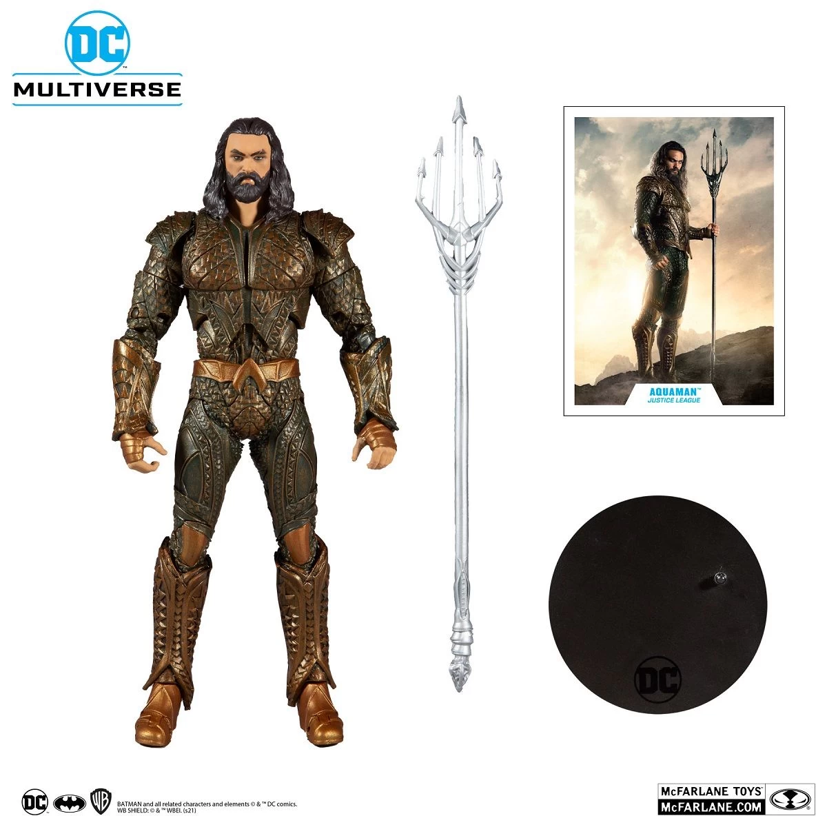 DC Justice League Movie - Aquaman - Actionfigur 4 DC Justice League Movie - Aquaman - Actionfigur â Bild 2