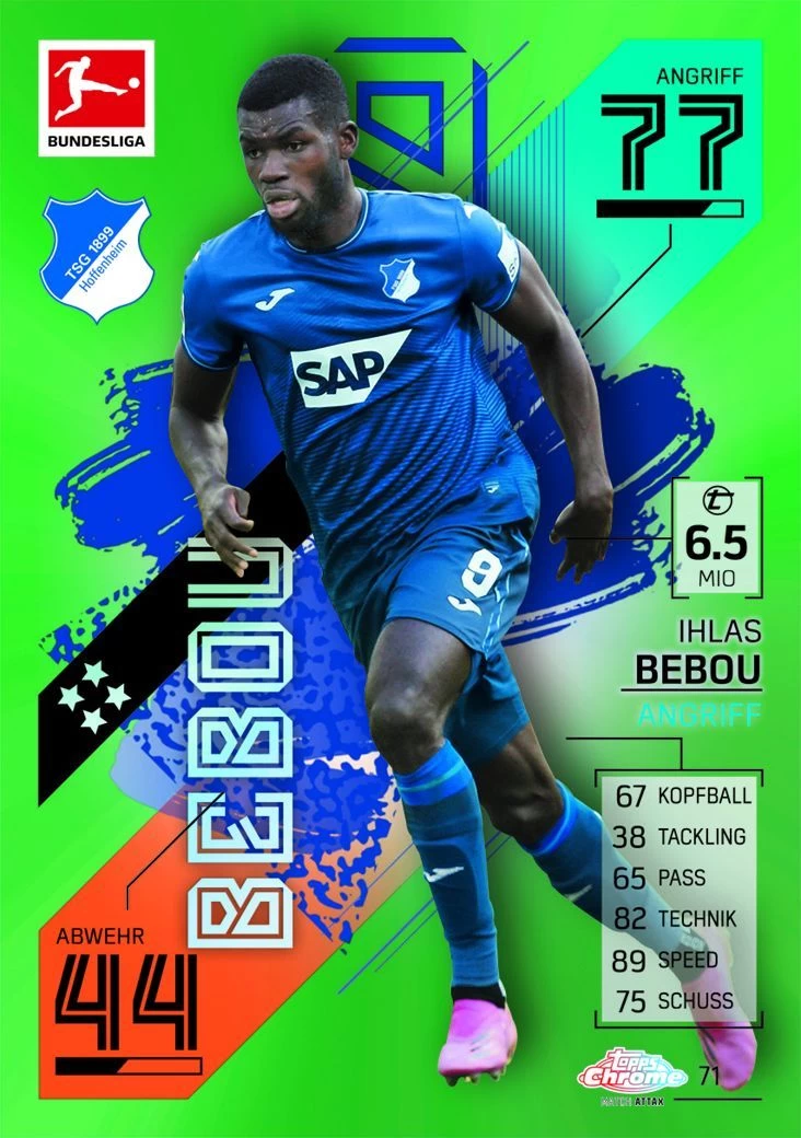 Topps Match Attax Chrome Bundesliga 2021/2022 - Booster Display (DE) 17 Topps Match Attax Chrome Bundesliga 2021/2022 - Booster Display (DE) – Bild 15