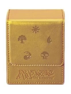 Ultra Pro Magic The Gathering Flip Box Gold Manasymbole