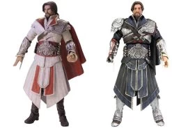 NECA Assassins Creed Brotherhood - Unhooded Ezio 2er Figuren Set