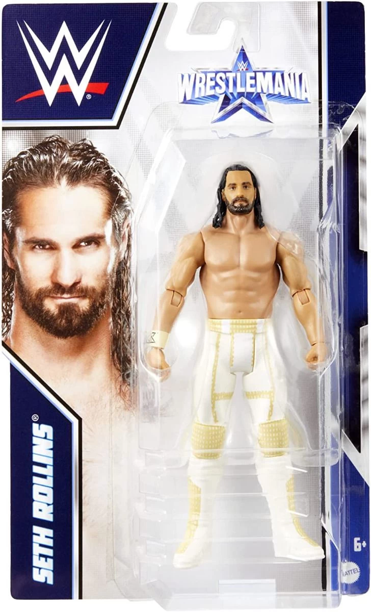 MATTEL WWE Wrestlemania - Seth Rollins Actionfigur 4 MATTEL WWE Wrestlemania - Seth Rollins Actionfigur – Bild 2