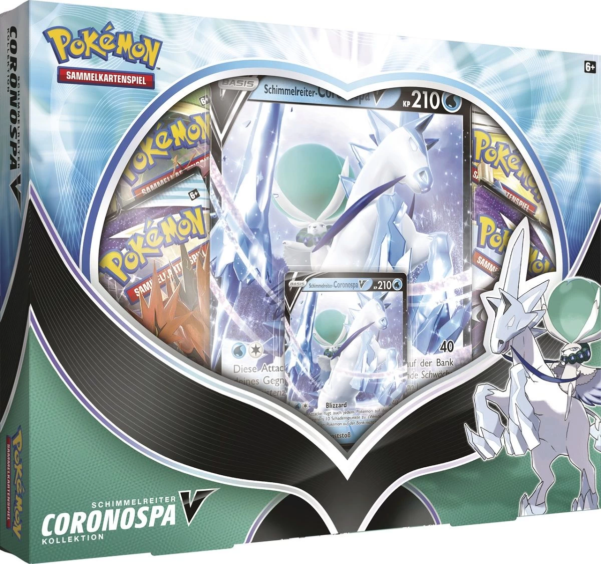 POKEMON Pokémon - Schimmelreiter & Rappenreiter Coronospa-V Box 2er-Set (DE) 5 POKEMON Pokémon - Schimmelreiter & Rappenreiter Coronospa-V Box 2er-Set (DE) – Bild 3