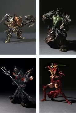 DC World Of Warcraft Actionfiguren Series I (4er Set)