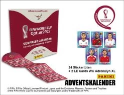 Panini 2022 FIFA World Cup Qatar Sticker Adventskalender Set (DE)