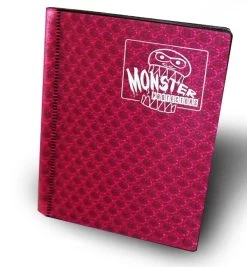 Diverse Monster A6 Mini Sammelalbum Für 64 Karten Prisma Rot