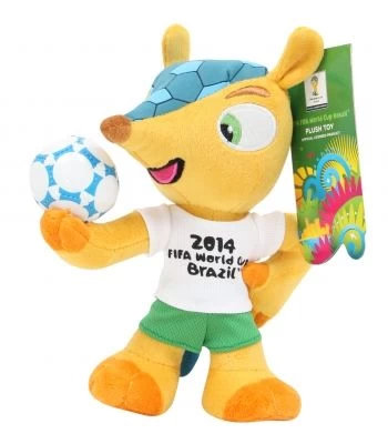 Diverse Fuleco Plüsch 45cm - FIFA WM 2014 Brasilien Maskottchen 3 Diverse Fuleco Plüsch 45cm - FIFA WM 2014 Brasilien Maskottchen