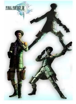 Final Fantasy XIII Play Arts Kai Figur - Sazh Katzroy