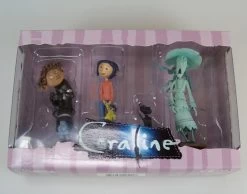 NECA Coraline Stripped Shirt PVC 4-Figuren Set (B)