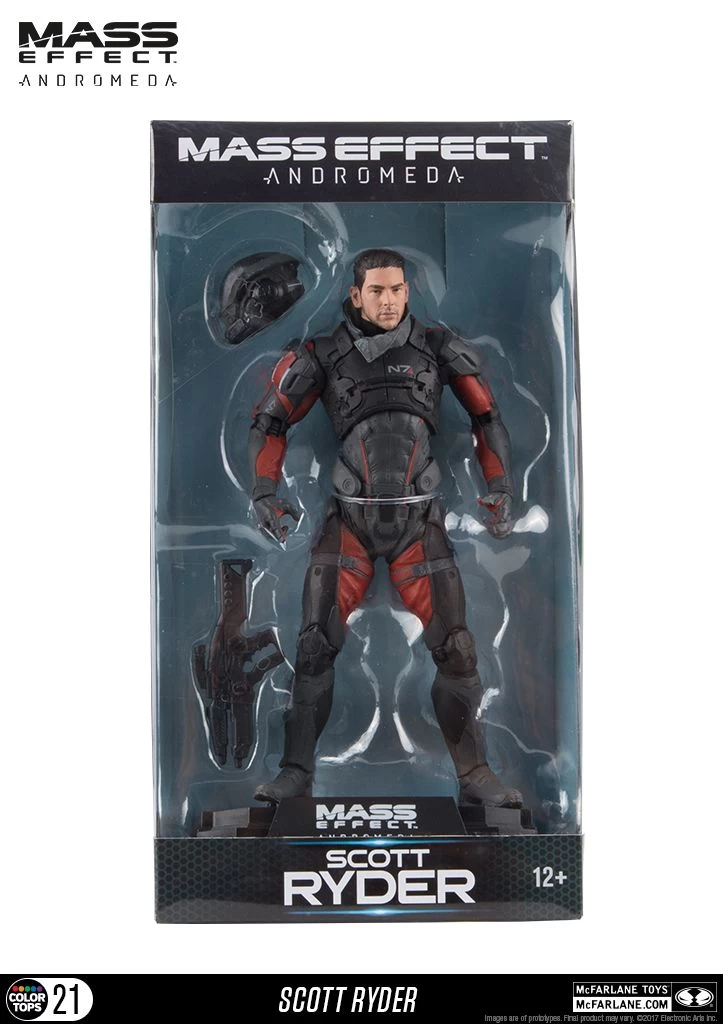 Mass Effect - Scott Ryder 17cm Color Tops Figur 3 Mass Effect - Scott Ryder 17cm Color Tops Figur