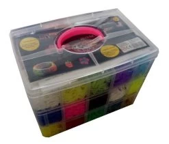Diverse DIY Loom Bands - XXXL 3-reihige Box 12.000 Bänder