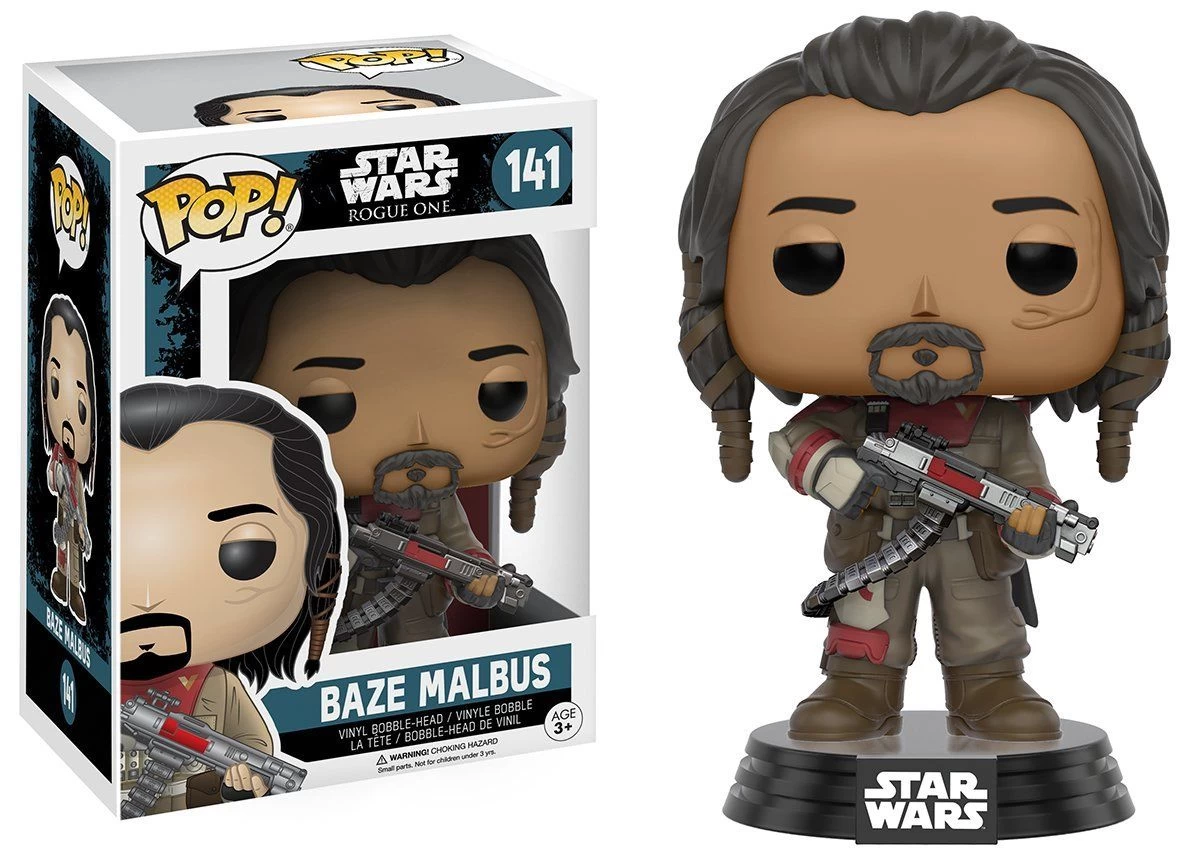 FUNKO POP! - Star Wars Rogue One - Baze Malbus Figur 3 FUNKO POP! - Star Wars Rogue One - Baze Malbus Figur