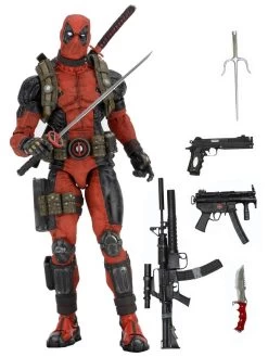 NECA Marvel Comics - DEADPOOL 1/4 Scale Actionfigur 45cm