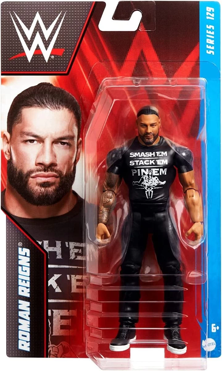 MATTEL WWE Series 129 - Roman Reigns Actionfigur 4 MATTEL WWE Series 129 - Roman Reigns Actionfigur – Bild 2