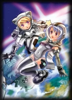 4 Pocket Portfolio Space Girls