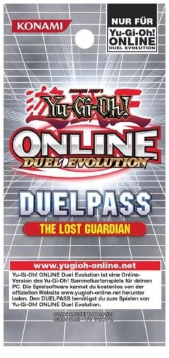 Konami Yu-Gi-Oh! Online Duelpass #9 The Lost Guardian