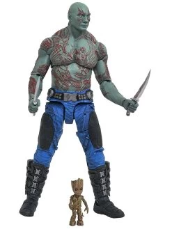 Diamond Select Marvel Select Figur - Guardians Ot. Galaxy 2 - Drax & Baby Groot