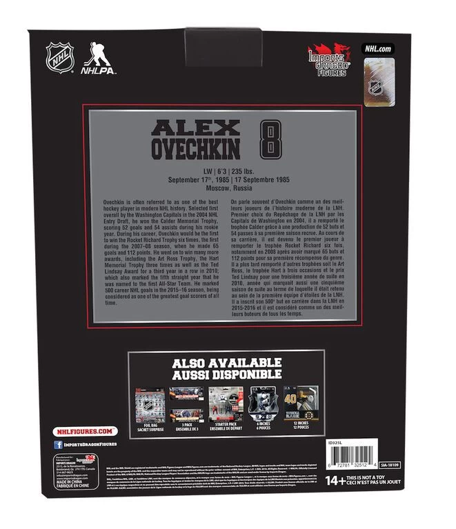 NHL - Washington Capitals - Alexander Ovechkin - Figur 8 NHL - Washington Capitals - Alexander Ovechkin - Figur – Bild 6