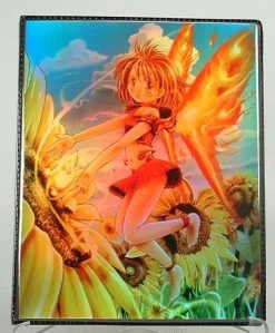 4 Pocket Portfolio Flower Angel