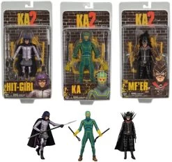 NECA Kick Ass 2 Serie I - 3er Action-Figuren Set