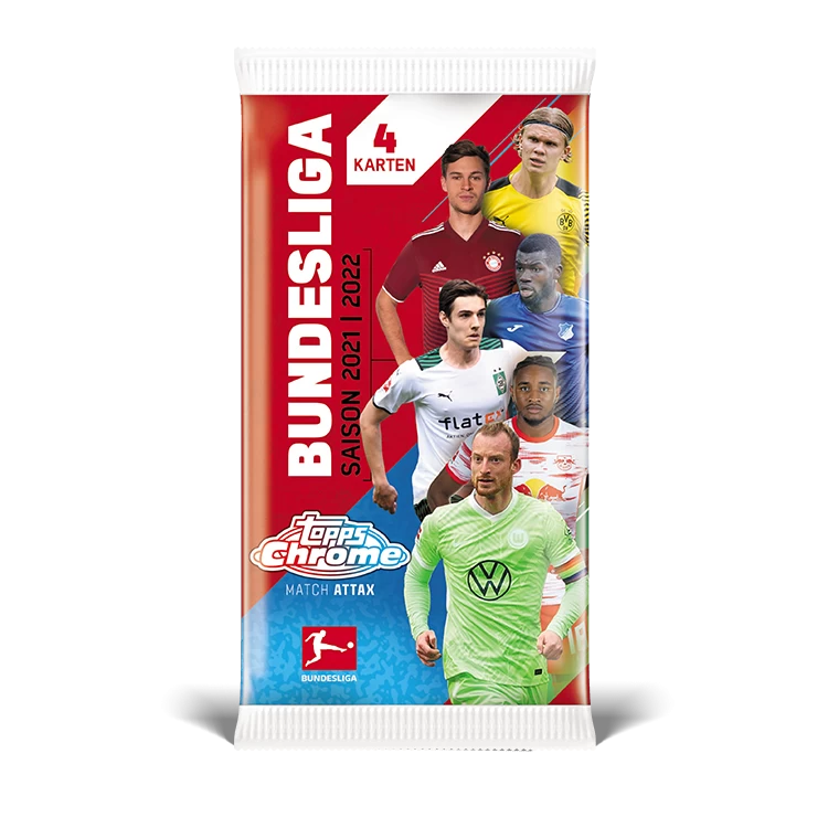 Topps Match Attax Chrome Bundesliga 2021/2022 - Booster Display (DE) 4 Topps Match Attax Chrome Bundesliga 2021/2022 - Booster Display (DE) – Bild 2