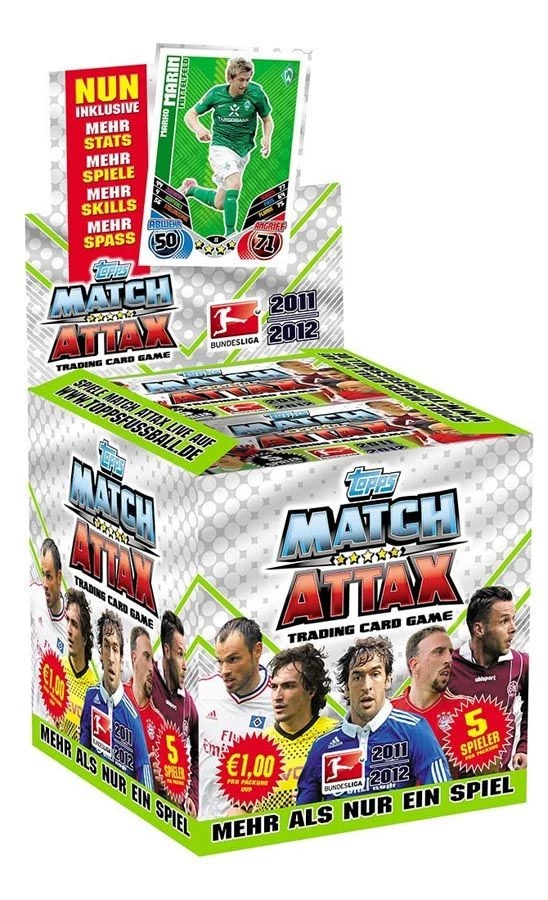 Topps Match Attax 2011-2012 Booster (DE) 3 Topps Match Attax 2011-2012 Booster (DE)