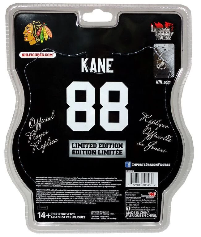 NHL - Chicago Blackhawks - Patrick Kane - Limited Edition Figur 6 NHL - Chicago Blackhawks - Patrick Kane - Limited Edition Figur – Bild 4