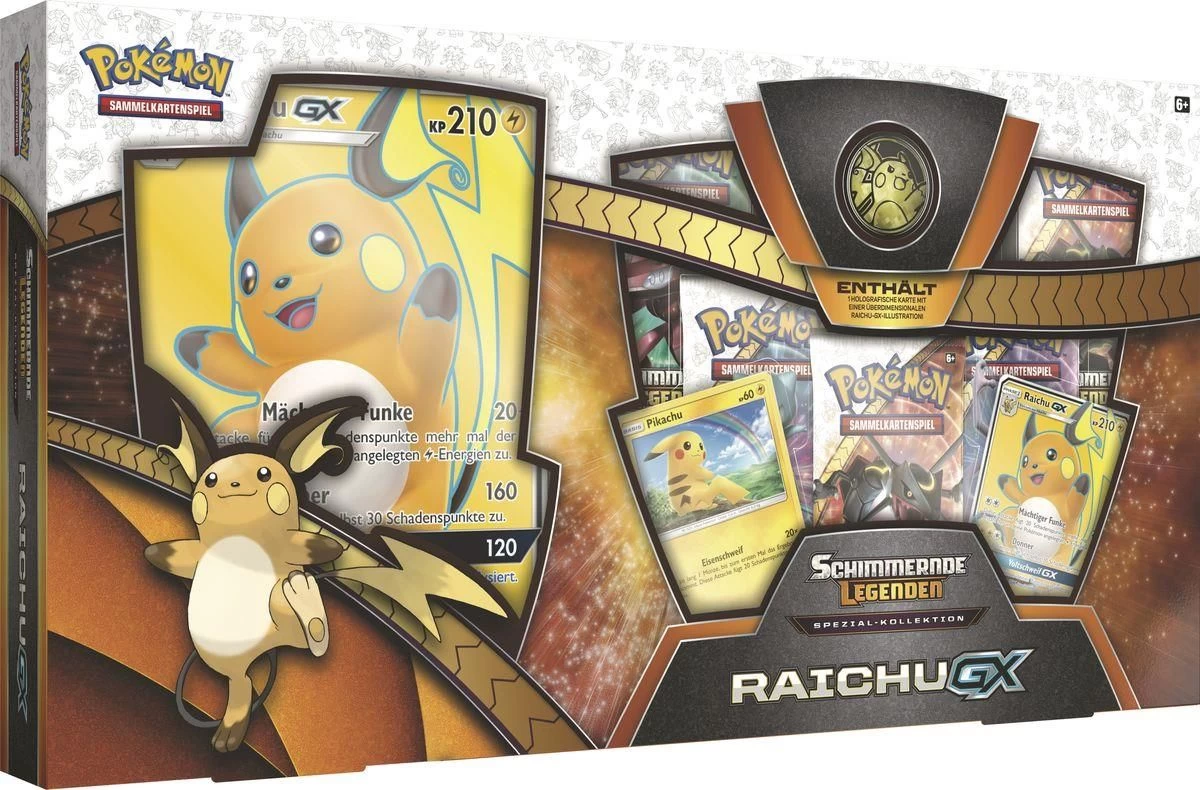POKEMON Pokémon - Schimmernde Legenden - Raichu GX Spezial-Kollektion (DE) 3 POKEMON Pokémon - Schimmernde Legenden - Raichu GX Spezial-Kollektion (DE)