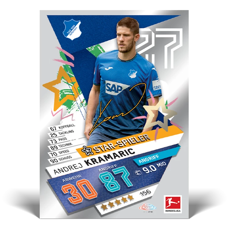 Topps Match Attax Chrome Bundesliga 2021/2022 - Booster Display (DE) 12 Topps Match Attax Chrome Bundesliga 2021/2022 - Booster Display (DE) – Bild 10