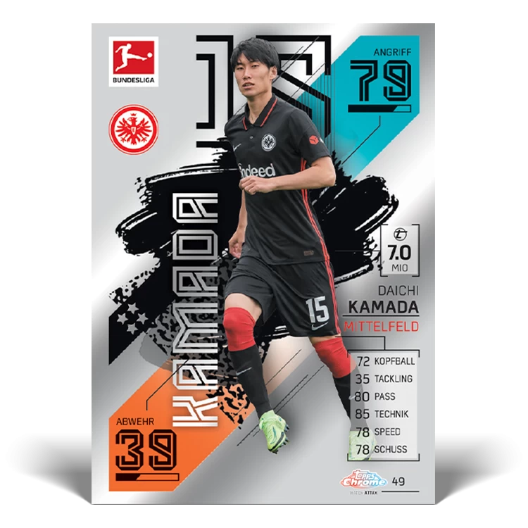Topps Match Attax Chrome Bundesliga 2021/2022 - Booster Display (DE) 9 Topps Match Attax Chrome Bundesliga 2021/2022 - Booster Display (DE) – Bild 7