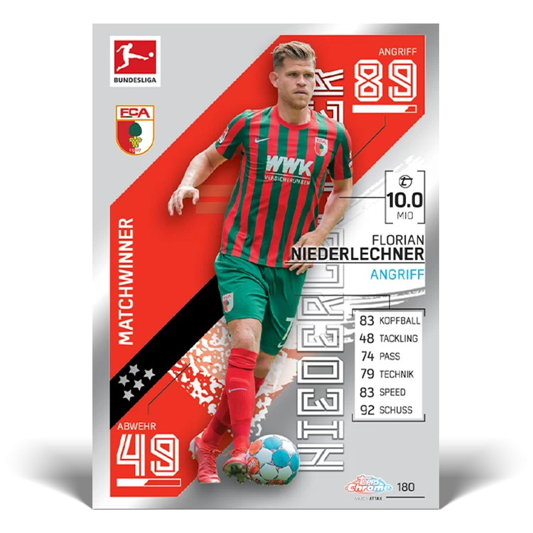 Topps Match Attax Chrome Bundesliga 2021/2022 - Booster Display (DE) 7 Topps Match Attax Chrome Bundesliga 2021/2022 - Booster Display (DE) – Bild 5
