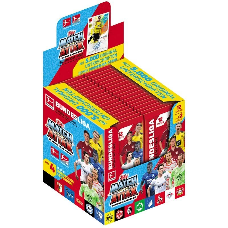 Topps Match Attax 2020/2021- Booster Display (DE) 3 Topps Match Attax 2020/2021- Booster Display (DE)