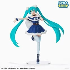 Hatsune Miku - Christmas 2020 Blue - SPM Figur -FUNKO Store x sega50361 b