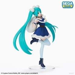 Hatsune Miku - Christmas 2020 Blue - SPM Figur -FUNKO Store x sega50361 c
