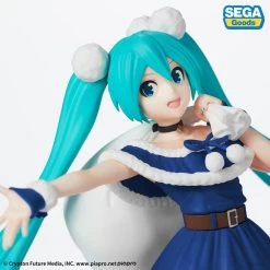 Hatsune Miku - Christmas 2020 Blue - SPM Figur -FUNKO Store x sega50361 e